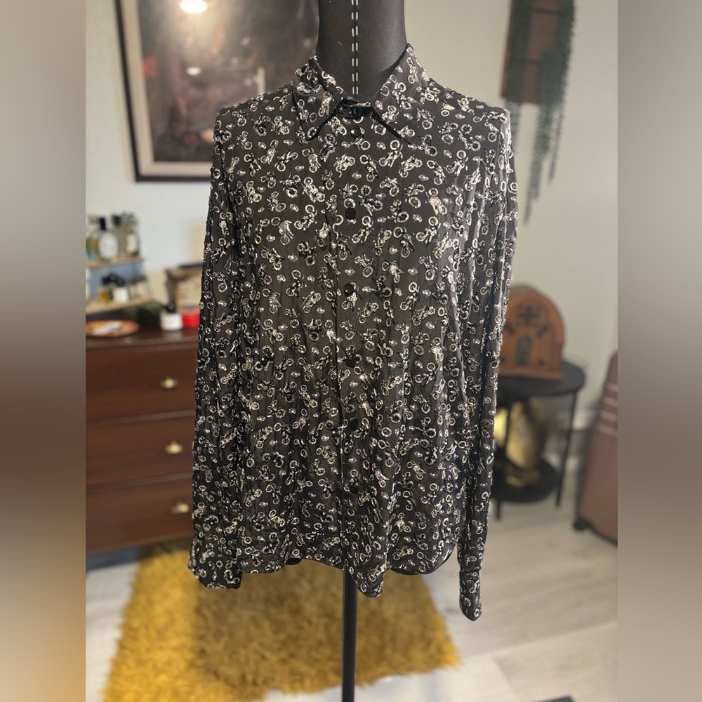 Saint Laurent Monochrome Blouse
